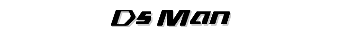 DS man font
